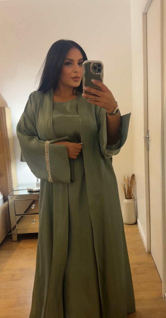 ABAYA AMINA DEUX PIÈCES